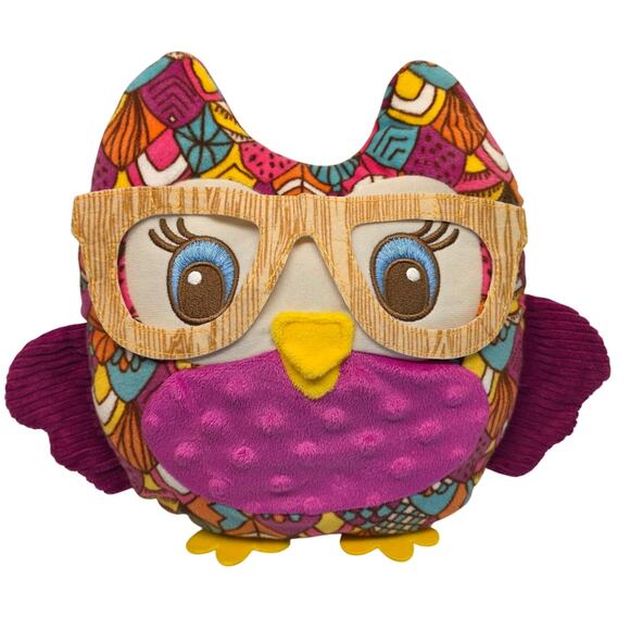 Girl Scouts Owl Plush 100 Years Cookies Commemorative Stuffed Animal Colorful - Picture 1 of 4